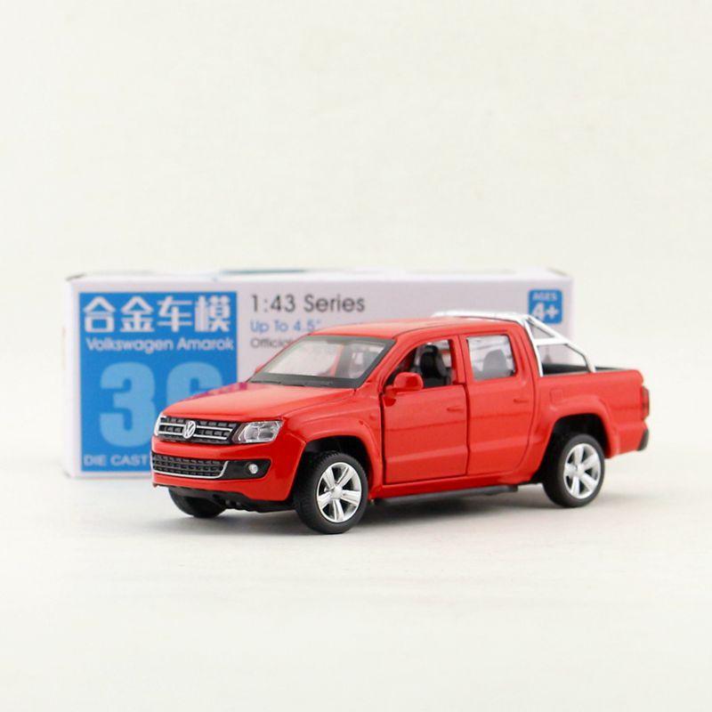 1/46 Volkswagen Amarok Alloy Pickup Car Model Diecasts Metal Vehicles Car Model Miniature Scale Simulation Collection Kids Gifts