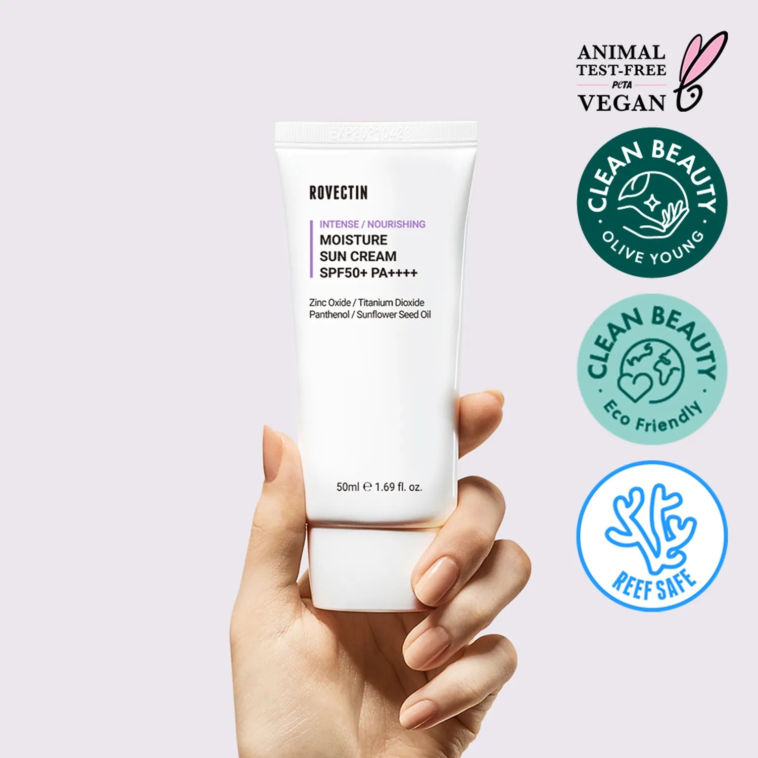 ROVECTIN Intense Moisture Sunscreen 50ml(SPF50+/PA++++) 50ml