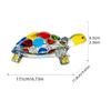 Clear Turtle Figurine Decoration Painted Tortoise Statue Craft Creative Turtle Ornament  Desktop