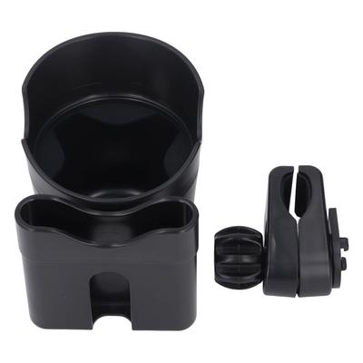 Walker Cup Holder 360 Degree Rotation Drink Holder Cup Holder with Phone Holder for Strollers