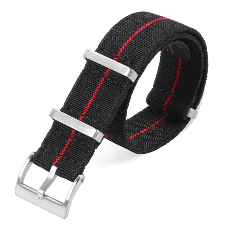 18/20/22mm Elastic Woven Nylon Watch Strap Universal Wristband Breathable Comfortable Watchband for Omega for Seiko for IWC