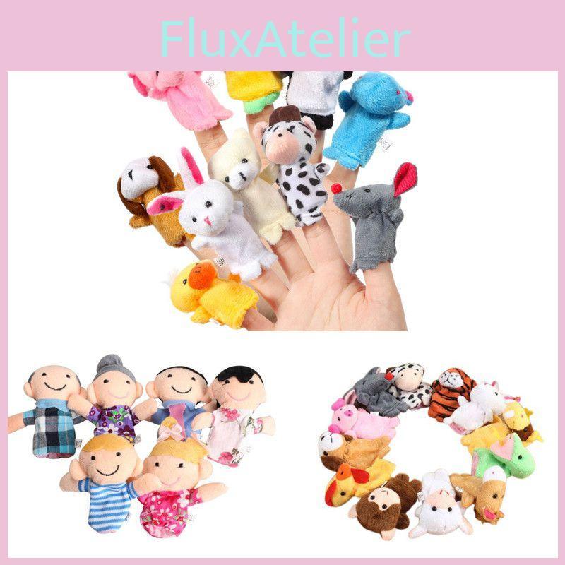 Cute Finger Puppets Doll Set For Kids Educational Family Entertainment 6/10/12 Pcs