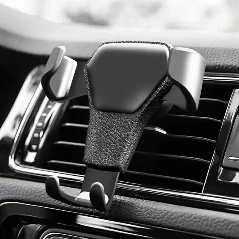 Gravity Car Phone Holder For Air Vent Clip Mount Mobile Cell Stand Smartphone GPS Support For iPhone 13 12 Xiaomi Samsung Phone