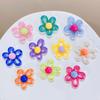 Bunte Blume Anhänger DIY Halskette Armband Ohrringe Fassung Anhänger für Schmuckherstellung Zubehör Vanlentines Geschenk