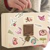 10/25/50pcs Pink Retro Paper Pieces Stickers Graffiti for DIY Scrapbooking Phone Laptop Guitar Travel Luggage Helmet Stationery