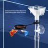 Acrylic Aquarium Fish Feeder Transparent Tube Floating Sinking Feed Suction Cup Feeding Ring Fish Tank Accessory