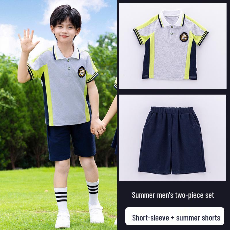 

Children s Primary School Windbreaker Uniform: First Grade Spring/Autumn Three-Piece Set, Kindergarten Autumn/Winter 110 cm Small