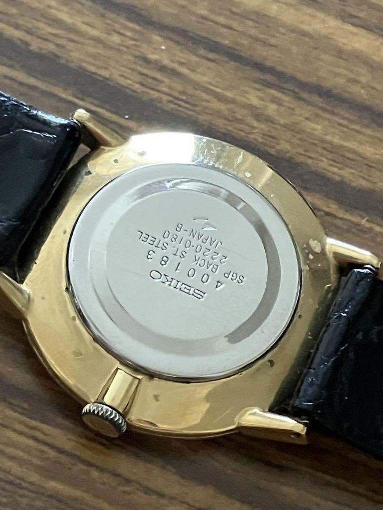 [USED] Working item / SEIKO Chariot 2220 Seiko manual winding made in Japan