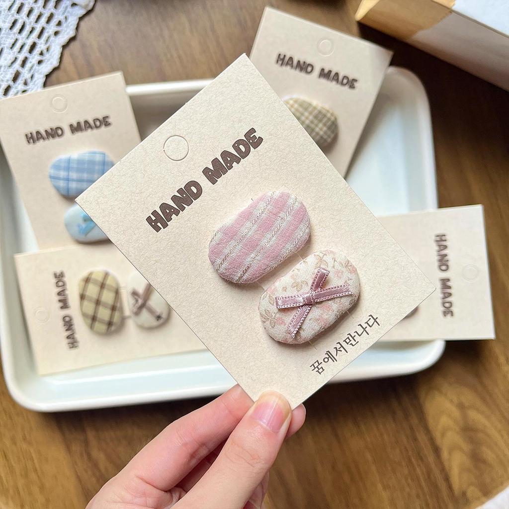 Floral Baby Hair Clips: No-Damage Fabric Hairpins for Infants & Toddlers