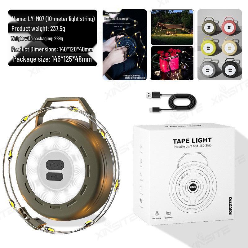Cross-Border LED Tent & Awning Fairy Lights for Camping - Outdoor String Lights for Decorative Atmosphere