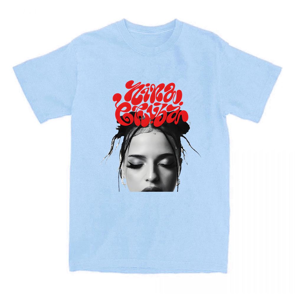 Nina Chuba Printing Tshirts Short Sleeve Cotton Round Neck Tshirt Summer Soft High Quality Grunge Clothes Unisex Streetwear Tee