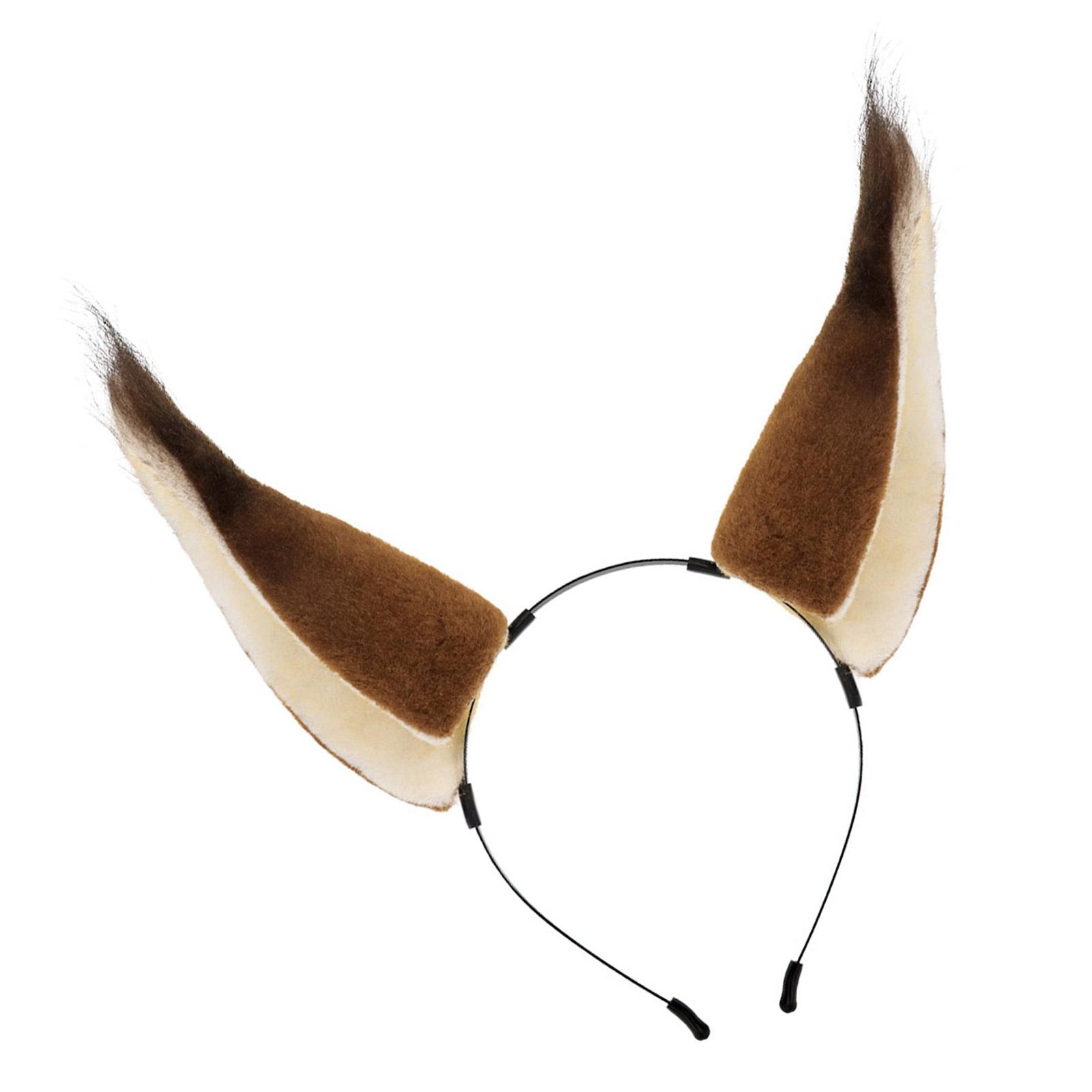 

Плюшевая повязка на голову в виде белки на Хэллоуин, обруч для волос в стиле аниме-горничной для ролевой игры, повязка на голову для фотографии