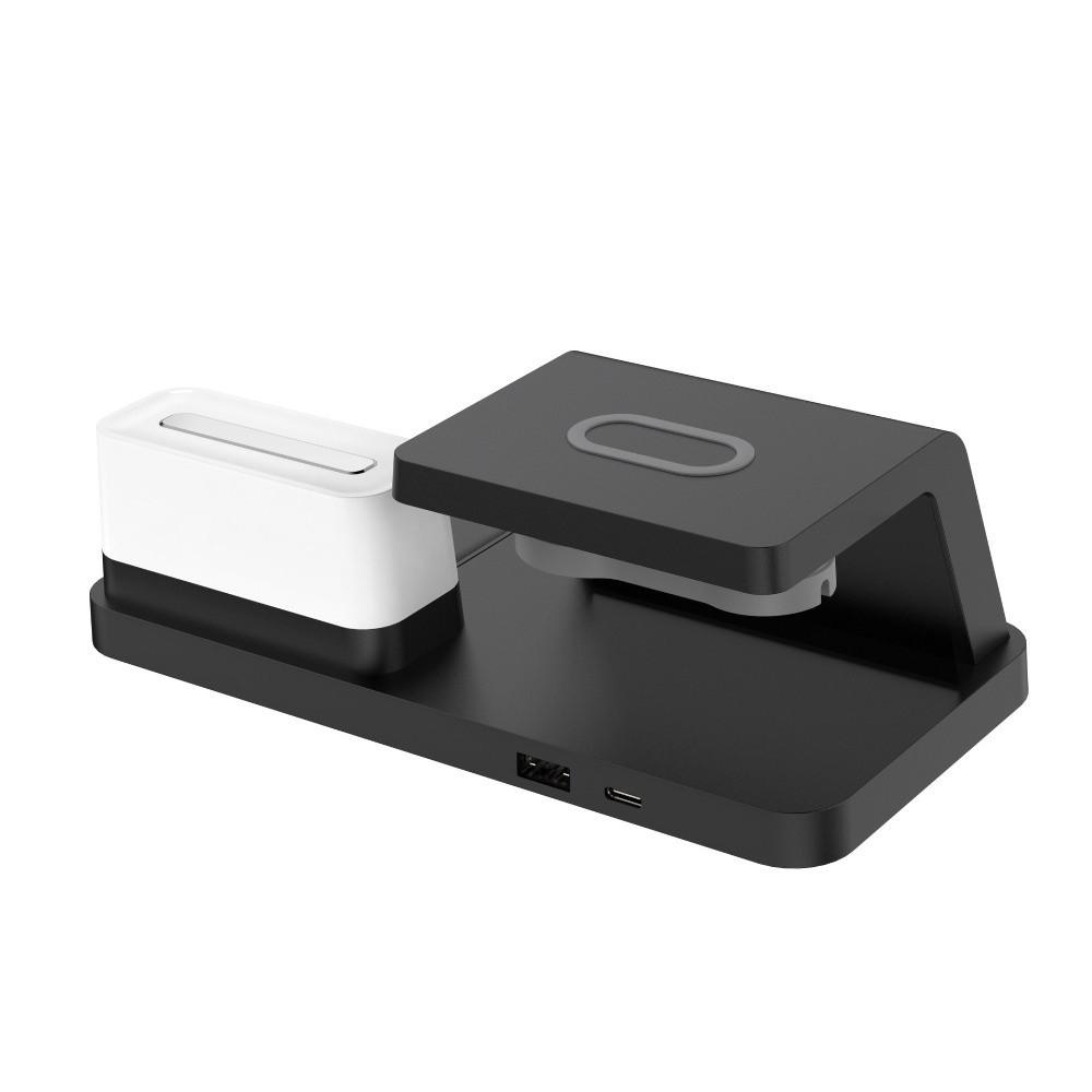 Plastic Wireless Charging Clock Fast Charging Wireless Charger Clock  Mobile Phone Charging