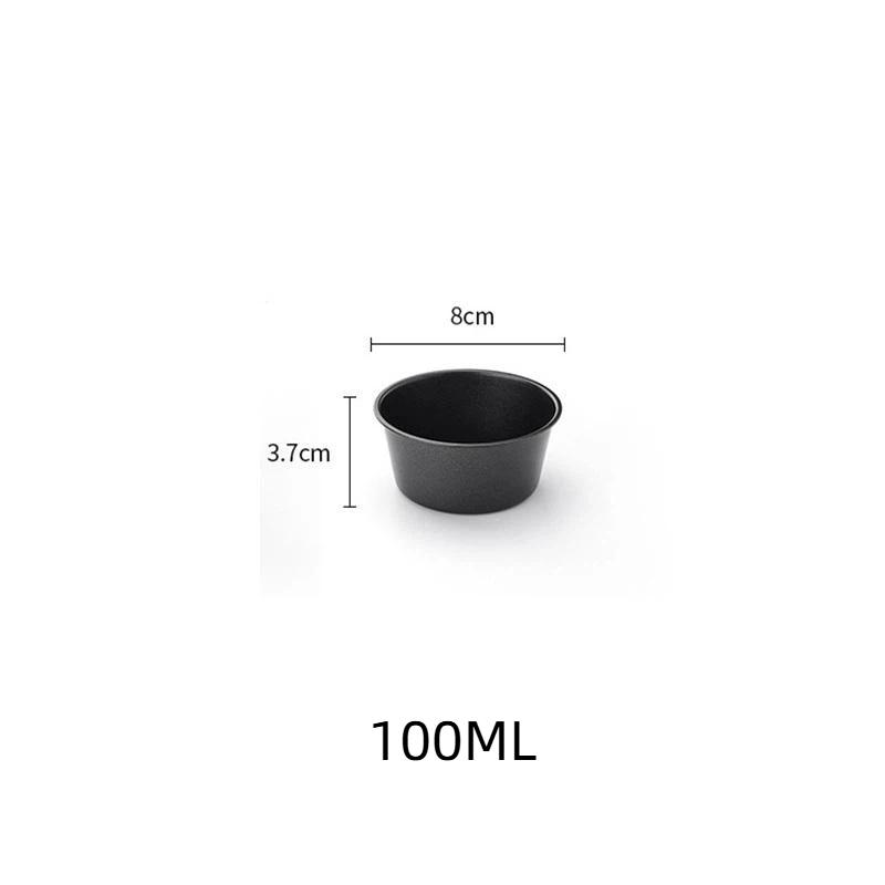 

1/5Pcs 100/200Ml Baking Cups Muffin Pan Baking Occasions Compact Cupcake Molds For Air Fryers Compact Design Efficient Storage 100ML