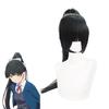 Anime Love Live!Super Star!! Hazuki Ren Cosplay Wig Black Straight Wig With Ponytail Heat Resistant Synthetic Hair