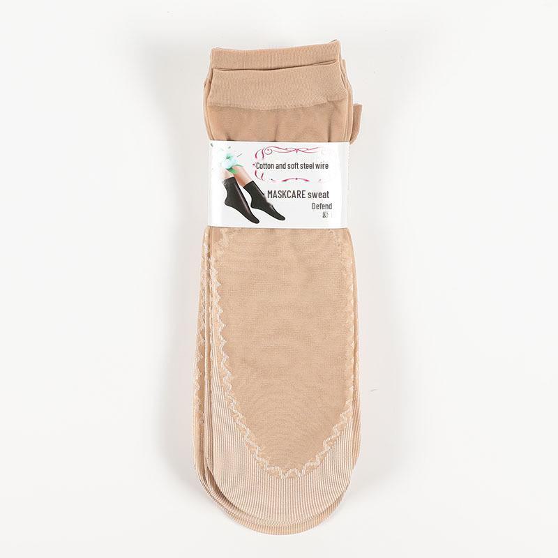 10 Pairs Women's Short-Tube Invisible Non-Slip Socks - Thin, Cotton-Soled for Spring, Summer, and Autumn