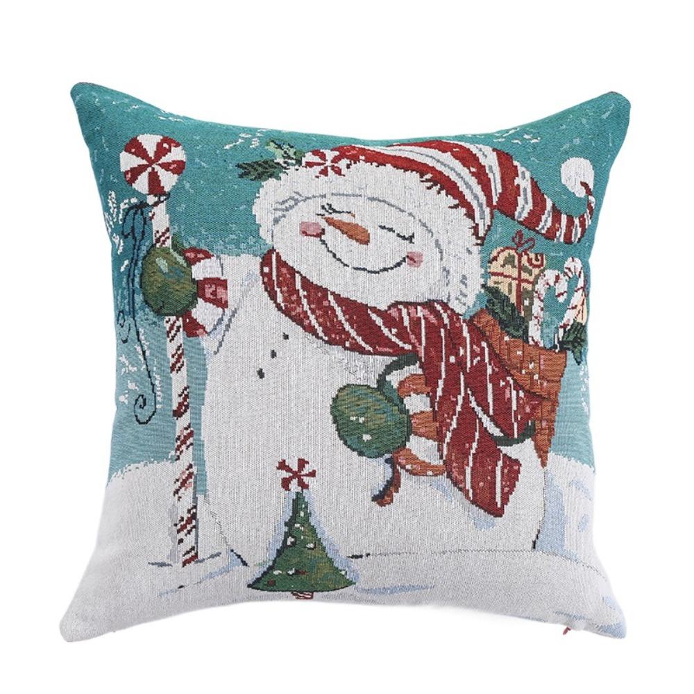 INS Style Christmas Pillowcase Snowflake Cushion Cover Throw Pillowcover Living Room/Office