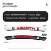 4Pcs Car Styling Wheel Rim Aluminum Logo Sticker Wheel Hub Decals For Fiat Abarth 500 124 125 595 Punto Bravo Scorpion Ducato