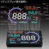 .B "A8-OBD" HUD Head Up Display A8 OBD2 5.5" Colorful Car Speedometer Windshield