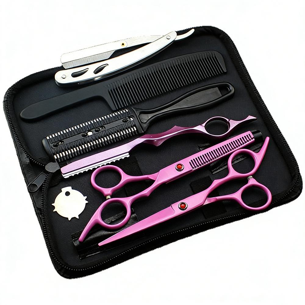 Cutting Tool Barber Shears Tools Thinning Tool Haircut Shears Shears Hair Clippers  Barber Shop розовый
