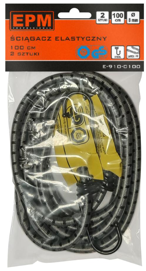 UNIVERSAL ELASTIC TIE 8MM*100CM - E-910-0100