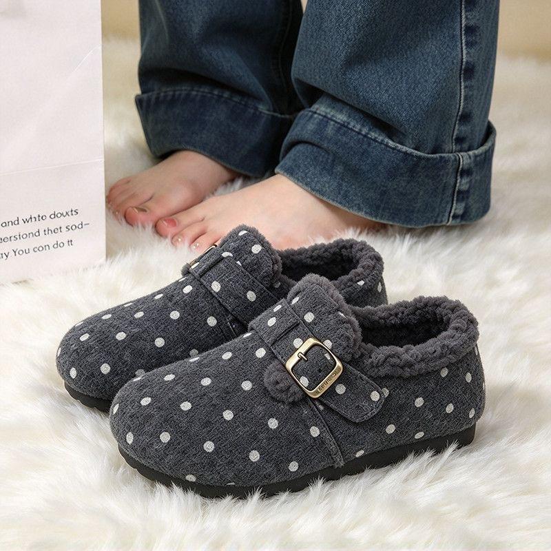 New Style Shoes - Winter and Autumn Cotton Women's Shoes, Comfortable and Lined with Padding.