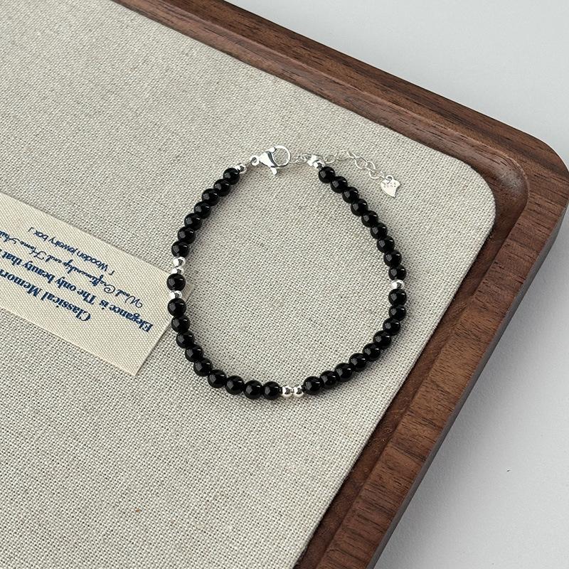 VENTFILLE 925 Sterling Silver Bead Turquoise Agate Bracelet For Women Girl RetroVersatile Originality Jewelry Gift Dropshipping