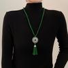 New Chinese high-end sweater chain autumn and winter versatile high-end necklace jewelry accessories clothes pendants, pendants