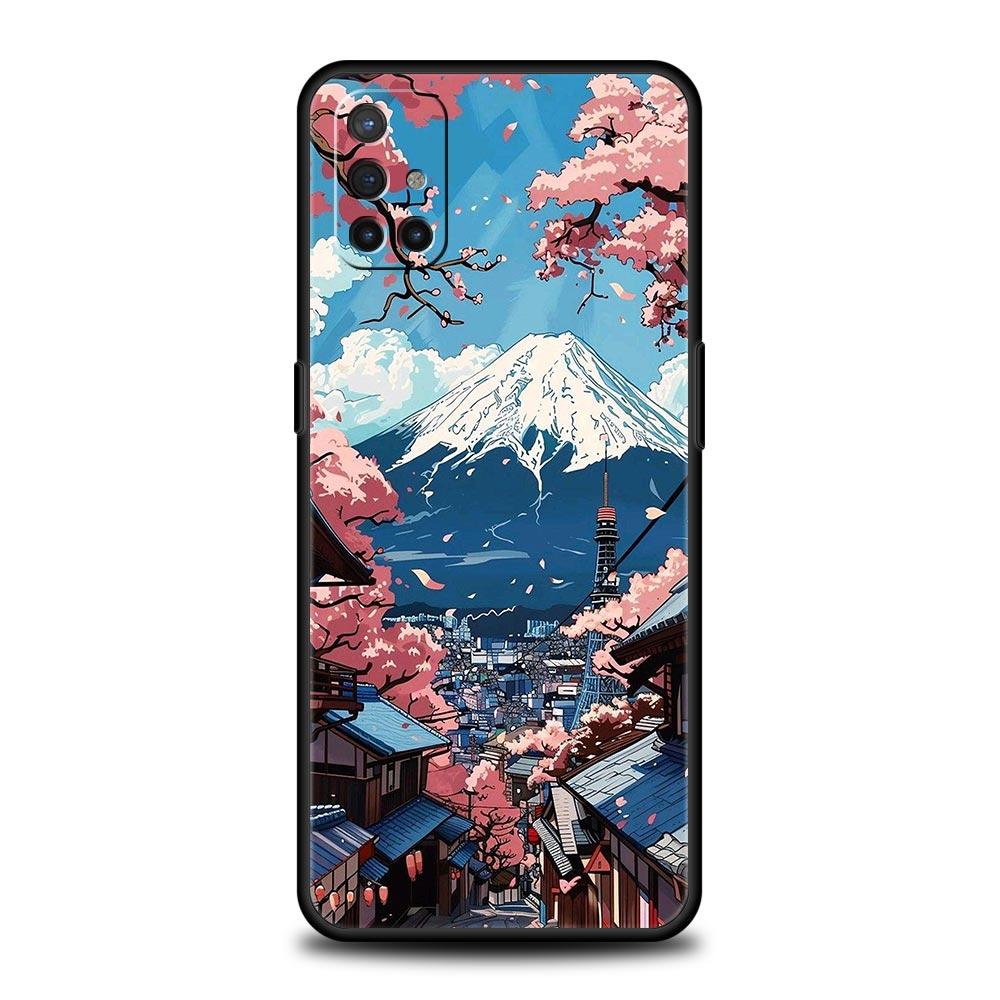 Landscape Japan Series Scenery Phone Case For OnePlus 13 12 11 10 9 8 7T Pro 13R 12R 10R 9RT 8T Nord N200 N30 2T CE 2 3 5G Cover