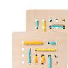Wooden Threading Toy Rope Game Montessori Activity for Kids Valentines Day Gifts