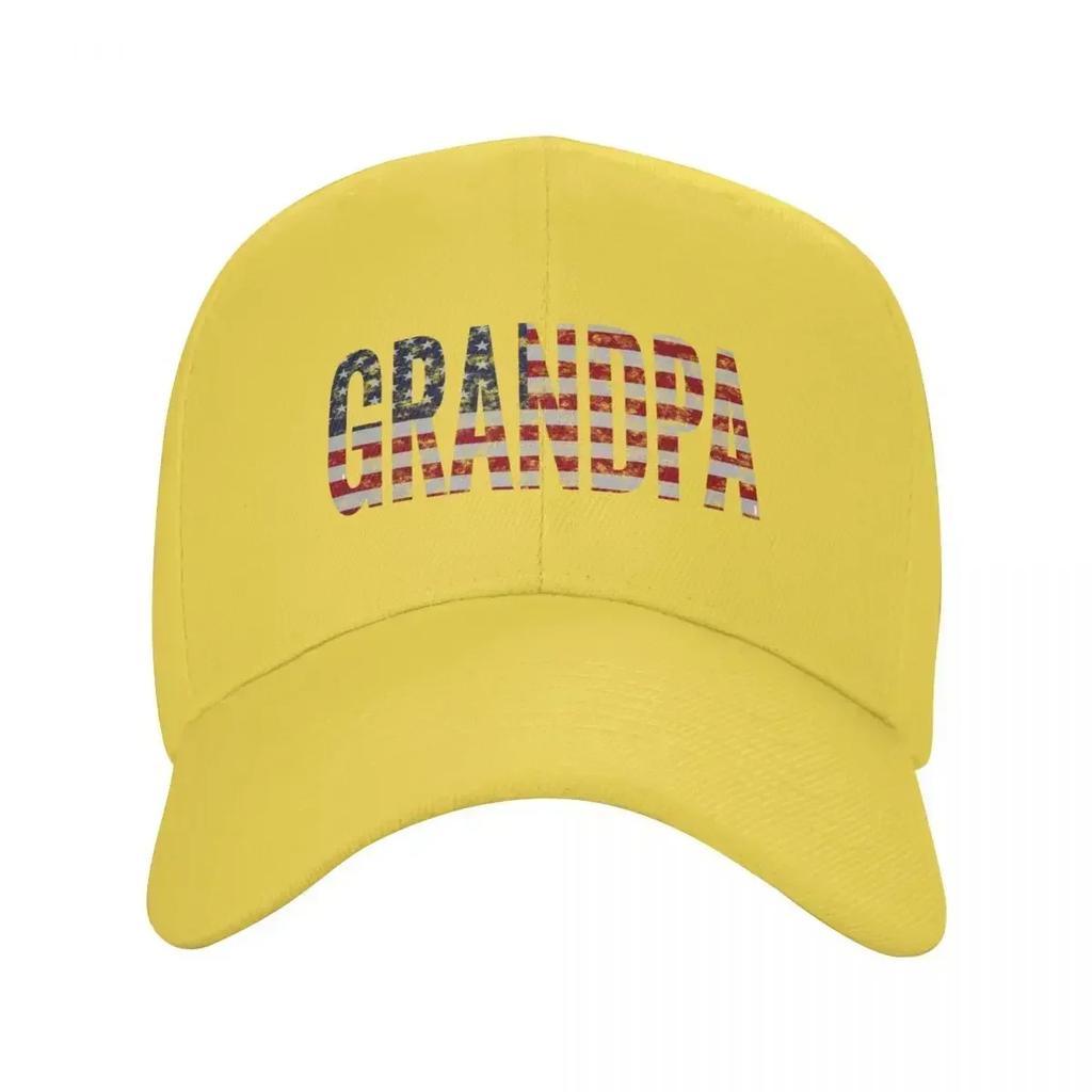 American Fathers Day Usa Flag Grandpa Baseball Cap Dropshipping Birthday Mens Caps Womens