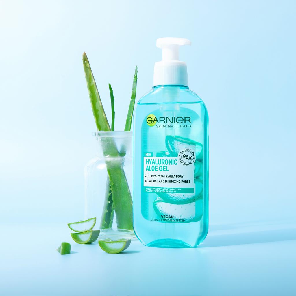 Garnier Cleansing Gel With Aloe And Hyaluronic Acid 200