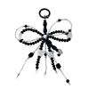 Beaded 3D Bowknot Charm Keychain Pendant Delicate Backpack Charm Fashion Phone Accessory Suitable for Various Occasion