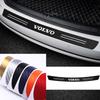 1pc Carbon Fiber Auto Rear Bumper Trunk Protection Sticker Decal Car Styling For RDESIGN T6 AWD S40 S60 S90 Accessories