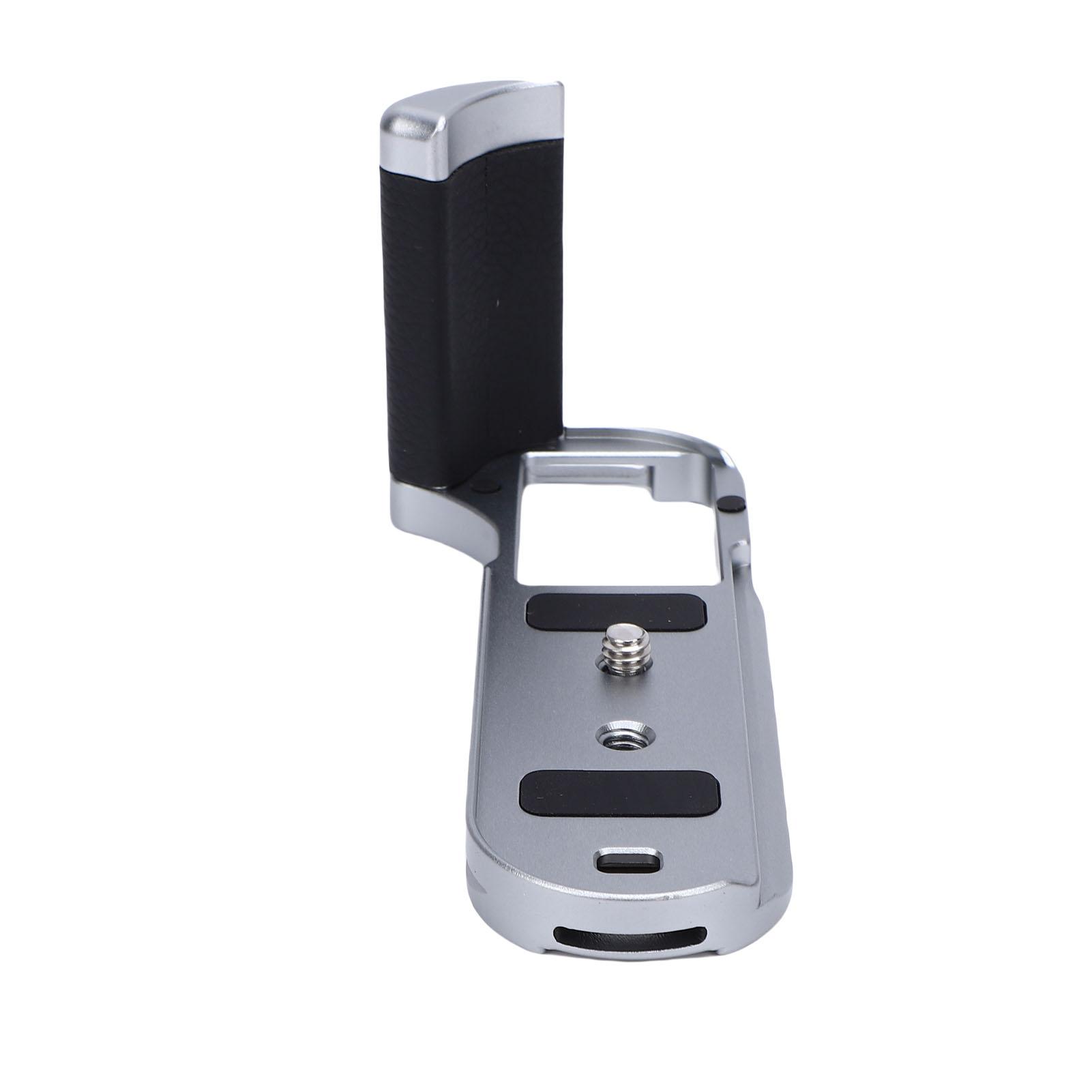 

L Shape Grip Fit for XT50 Camera Aluminum Alloy Camera L Shape Hand Grip with Quick Relse Plate Anti Slip Pad 1/4 Inch Screw Hole