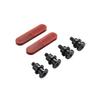 Genuine Harley Holdfast Docking Hardware Kit, Gloss Black, for Softail, Part Number 52300644