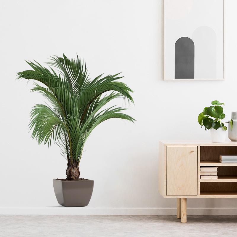 Simulation Of Green Plants Potted Art Wall Stickers For Bedroom Living Room Decoration Wall Decal