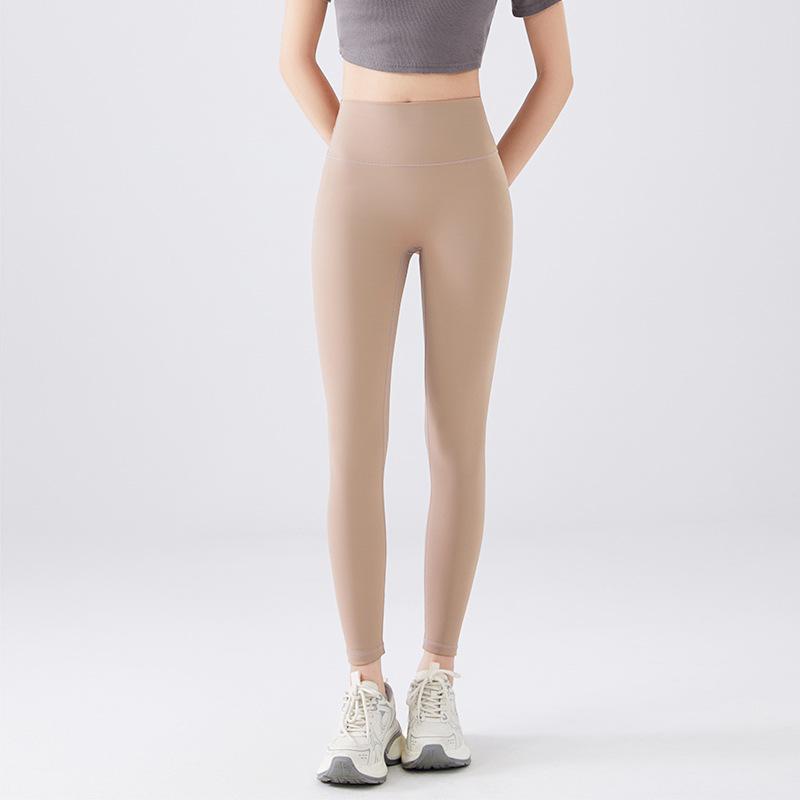 

Women s High-Waist Butt-Lifting Yoga Pants with Pockets - Summer Fitness Sportswear L (57.5-62.5 kg)