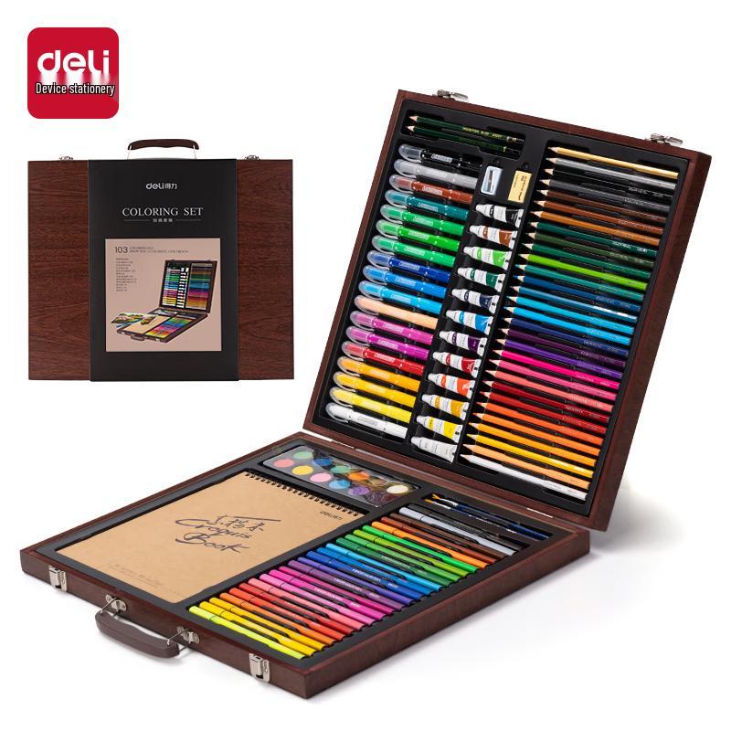 Deli 103-Piece Kids Art and Painting Gift Set