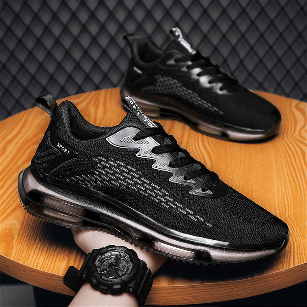 Fashion With Ties Stocking Men's Running Sneakers Walking Luxury Shoes Sneakers Lace-up Boots Sport Sporty Pie Portable Sneeker