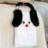 Creative Puppy Car Tissue Box Cartoon Seat Back Tissue Hanging Bag 3D Hanging Armrest Box  Hotel