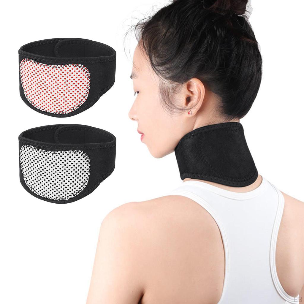 Self Heating Neck Support Brace Adjustable Lightweight Gift Warm Belt