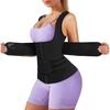 Dual Buckle Waist-Training Neoprene Vest for Women - Tummy Control & Body Shaping
