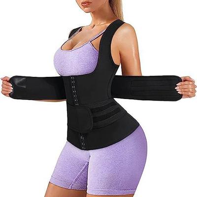 Gilet en Néoprène Double Boucle pour l'Entraînement de la Taille pour Femmes - Contrôle du Ventre & Remodelage du Corps