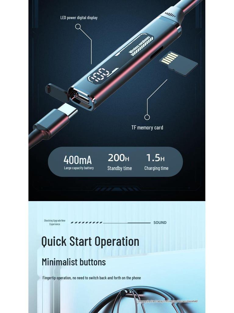 2025 Bluetooth Neckband Headphones: Heavy Bass, Wireless, Noise Cancelling, Long Standby, Sports & Running
