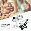Baby Cute Cartoon Animal Spiral Plush Toy Newborn Black White Car Seat Stroller Hanging Rattles Toy Type 1