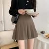 Sukně s vysokým pasem pro ženy Korejský styl Y2k Kawaii Černá minisukně Dámská sexy kostkovaná minisukně Letní dívčí školní uniforma