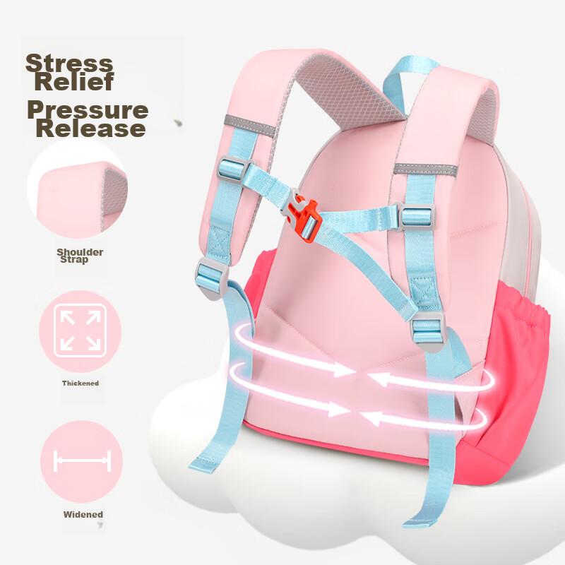 COOLBABY Kindergarten Backpack for Boys And Girls Aged 2-6, Cute Lightweight Breathable Children's