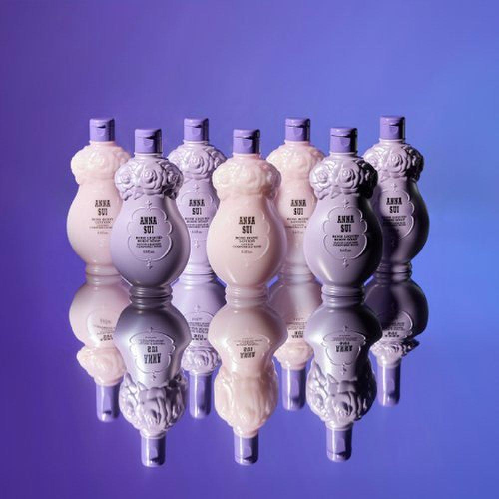 Anna Sui Rose Body Wash Duo & Lotion Set (+Round Towel) 250ml*3