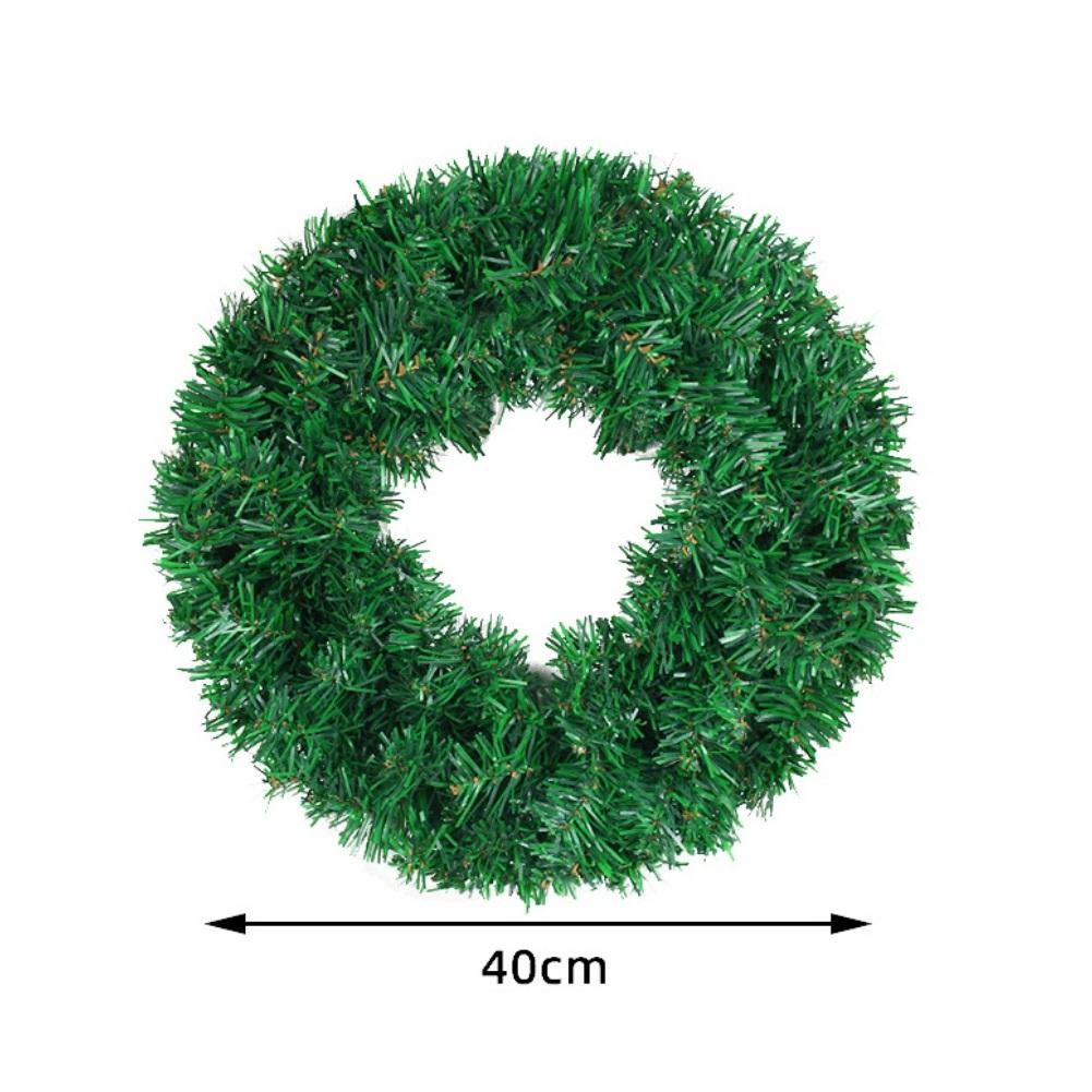 Декоративный венок Рождественский венок Праздничное украшение 40cm 1pcs